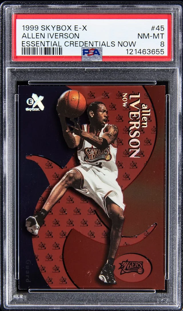 1999-00 SkyBox E-X Allen Iverson Essential Credentials Now #45 card image