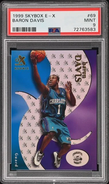 1999-00 SkyBox E-X Baron Davis #69 card image