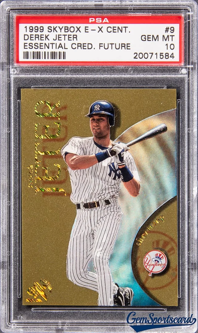 1999-00 SkyBox E-X Derek Jeter Century Essential Credentials Future #9 card image