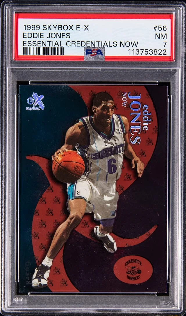 1999-00 SkyBox E-X Eddie Jones Essential Credentials Now #56 card image