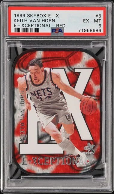 1999-00 SkyBox E-X Keith Van Horn E-Xceptional Red #5 card image