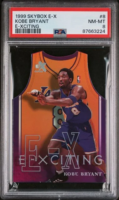 1999-00 SkyBox E-X Kobe Bryant E-Xciting E-Xciting #8 card image