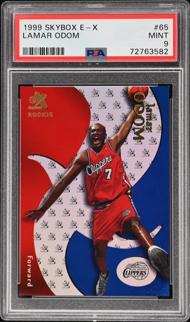 1999-00 SkyBox E-X Lamar Odom #65 card image