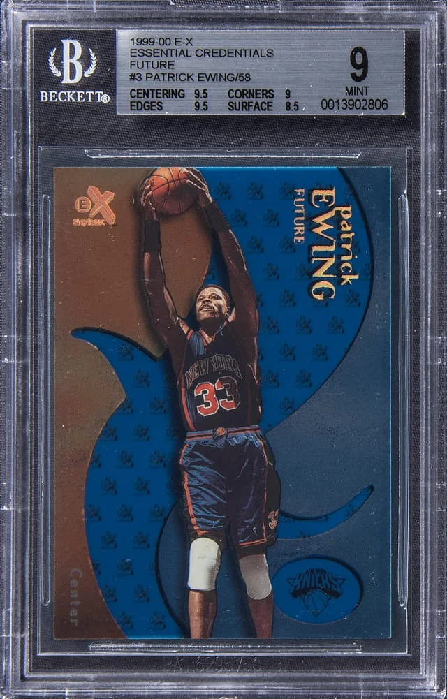 1999-00 SkyBox E-X Patrick Ewing Essential Credentials Future #3 card image