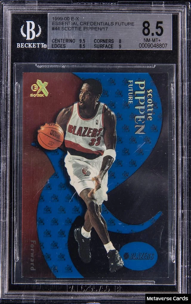 1999-00 SkyBox E-X Scottie Pippen Essential Credentials Future #44 card image