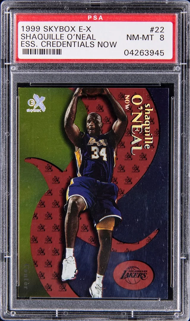 1999-00 SkyBox E-X Shaquille O'Neal Essential Credentials Now #22 card image