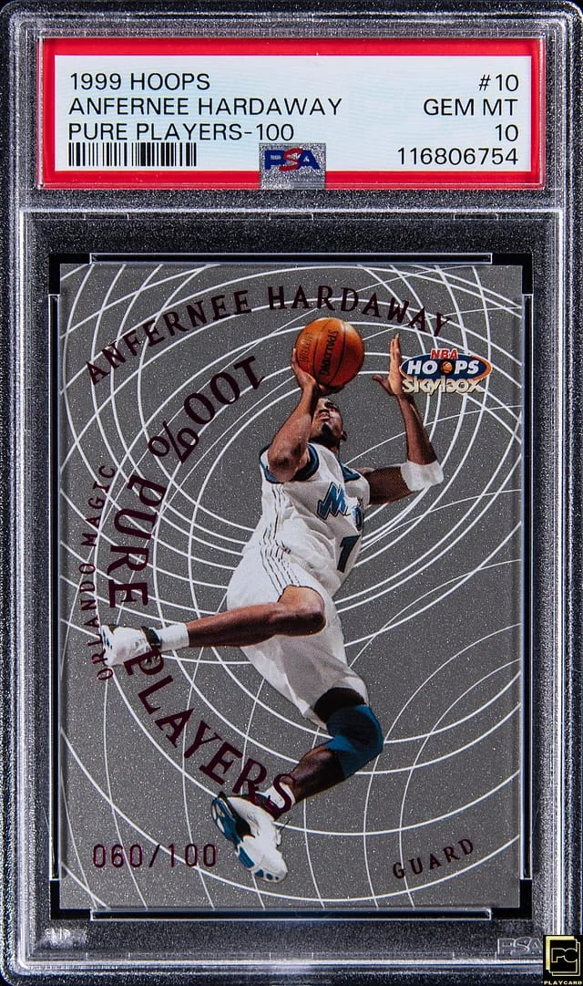 1999-00 SkyBox Hoops Anfernee Hardaway Pure Players 100 #10 card image