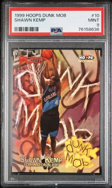 1999-00 SkyBox Hoops Shawn Kemp Dunk Mob #10 card image