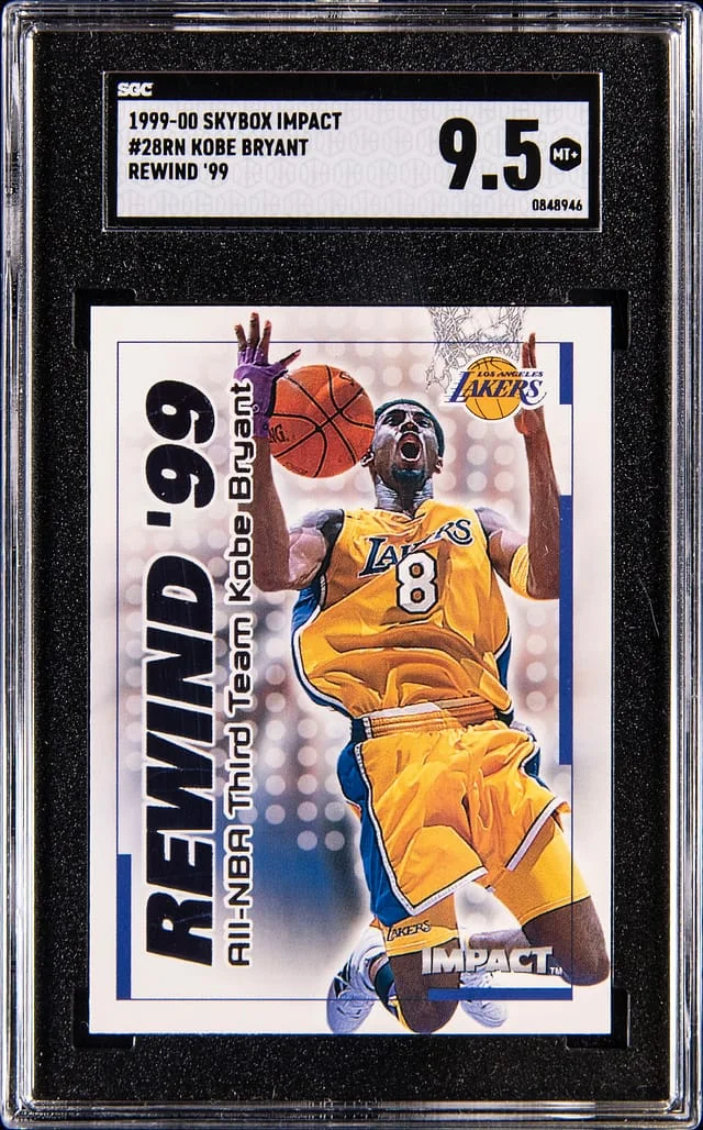 1999-00 SkyBox Impact Kobe Bryant Rewind '99 #28RN card image
