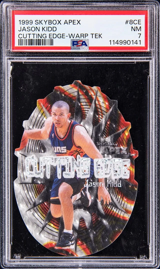 1999-00 SkyBox Jason Kidd Apex Cutting Edge Warp Tek #8CE card image