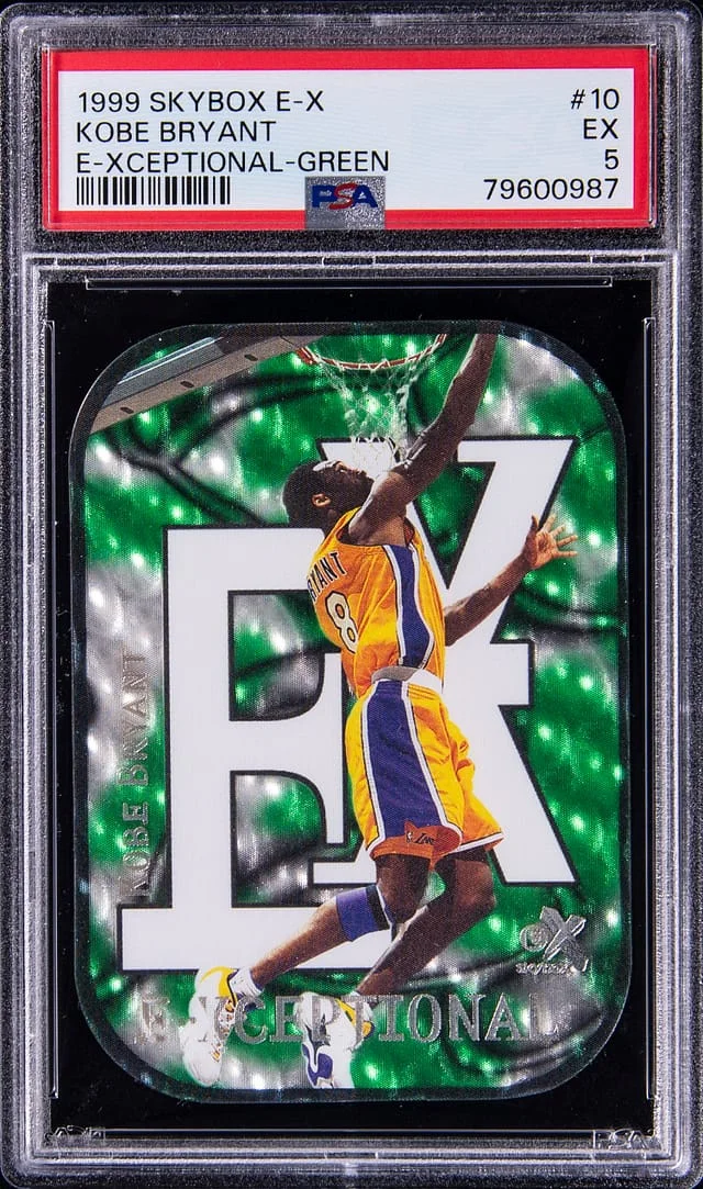 1999-00 SkyBox Kobe Bryant E-Xceptional Green #10 card image