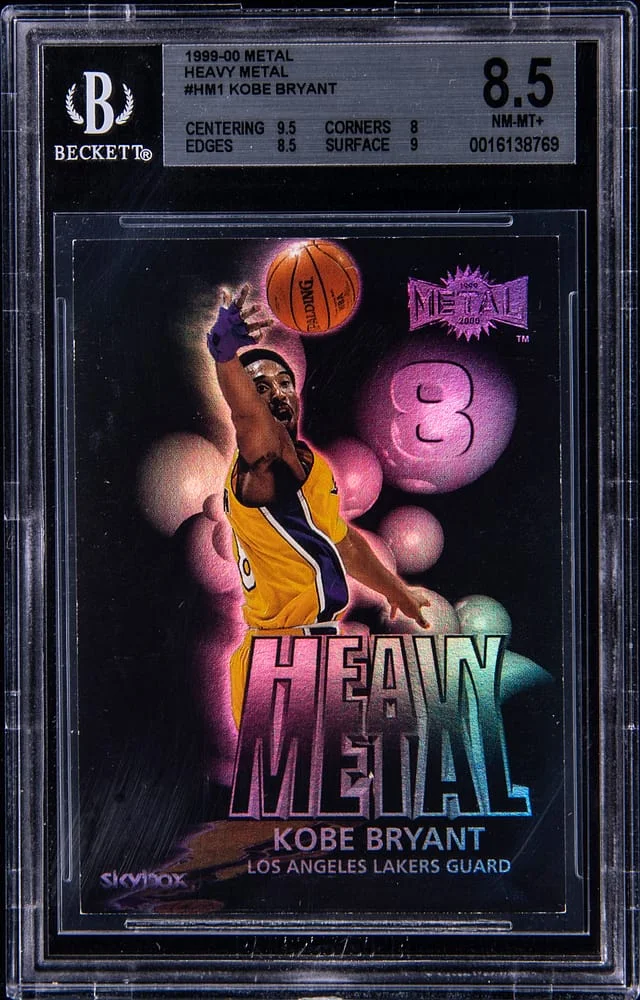 1999-00 SkyBox Kobe Bryant Metal Heavy Metal #1H card image