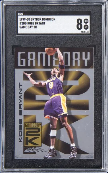 1999-00 SkyBox Kobe Bryant Bominion Game Day 2K #2GD card image