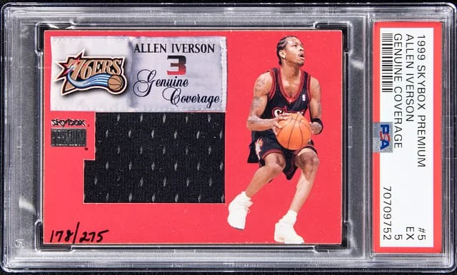 1999-00 SkyBox Premium Allen Iverson Genuine Coverage #5 card image