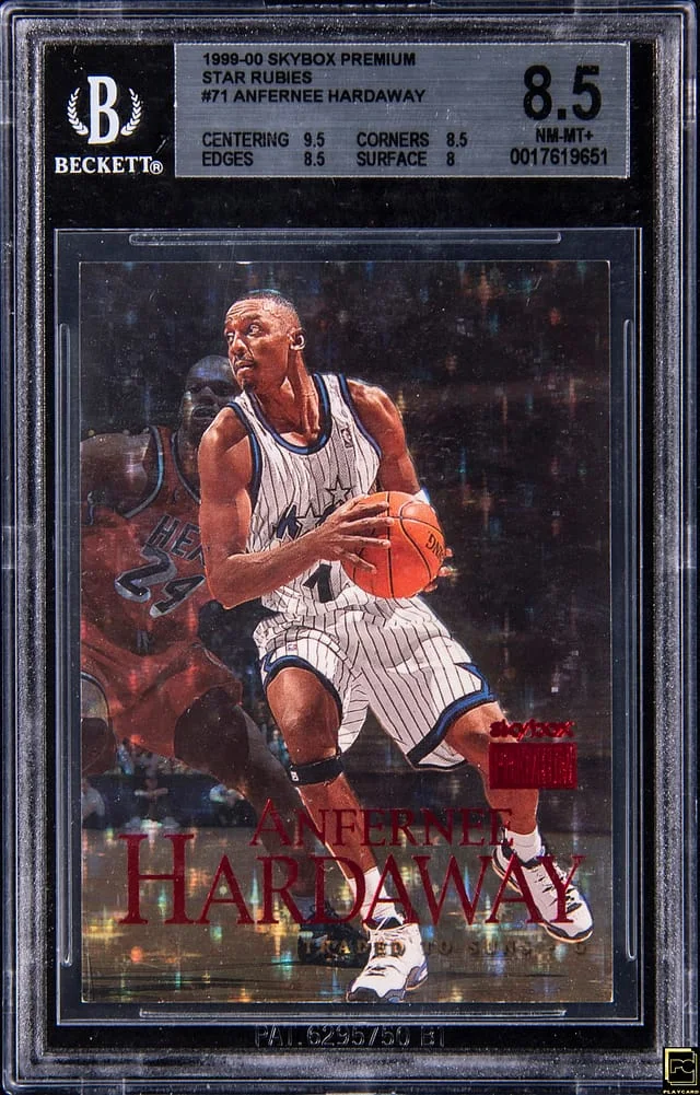 1999-00 SkyBox Premium Anfernee Hardaway Star Rubies #71 card image