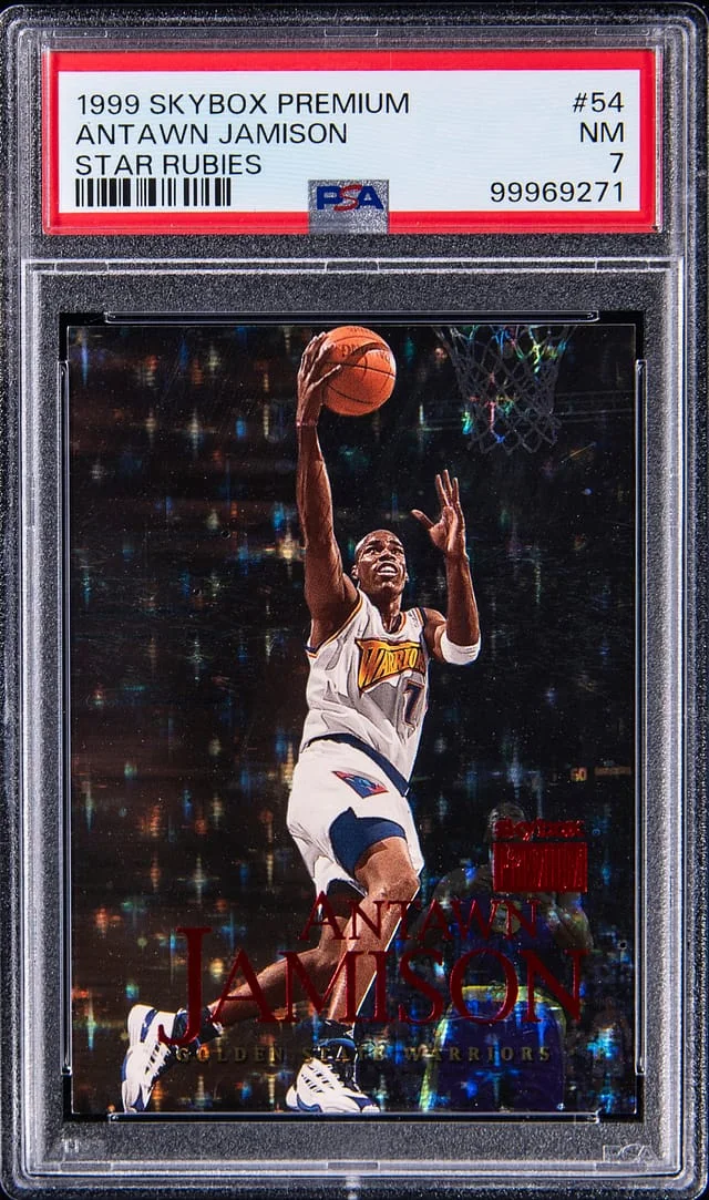 1999-00 SkyBox Premium Antawn Jamison Star Rubies #54 card image