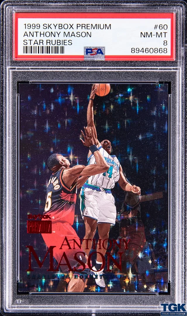1999-00 SkyBox Premium Anthony Mason Star Rubies #60 card image