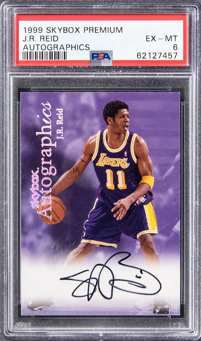 1999-00 SkyBox Premium Autographics J.R Reid #no-number card image