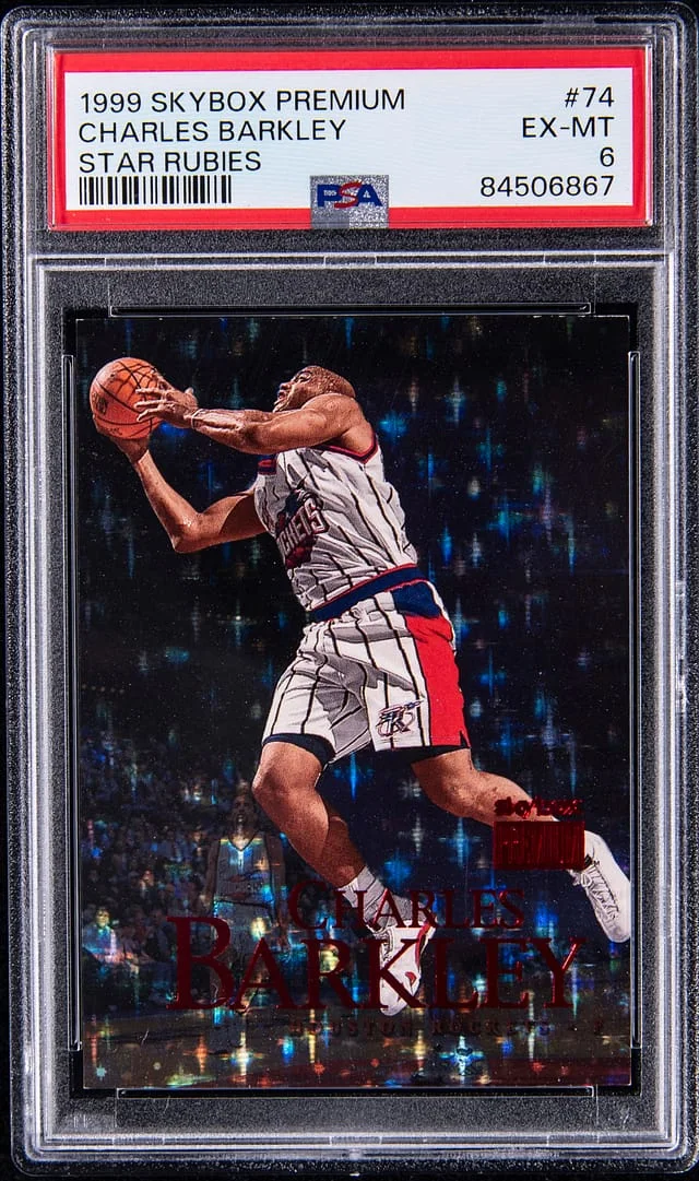 1999-00 SkyBox Premium Charles Barkley Star Rubies #74 card image