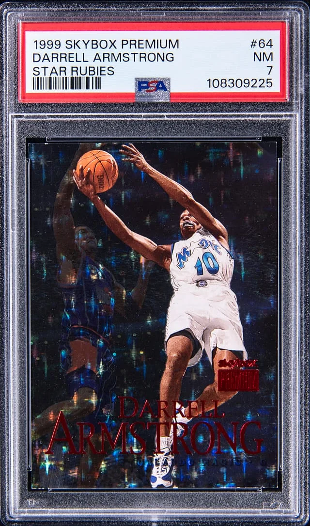 1999-00 SkyBox Premium Darrell Armstrong Star Rubies #54 card image