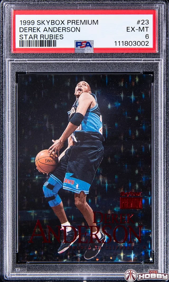 1999-00 SkyBox Premium Derek Anderson Star Rubies #23 card image