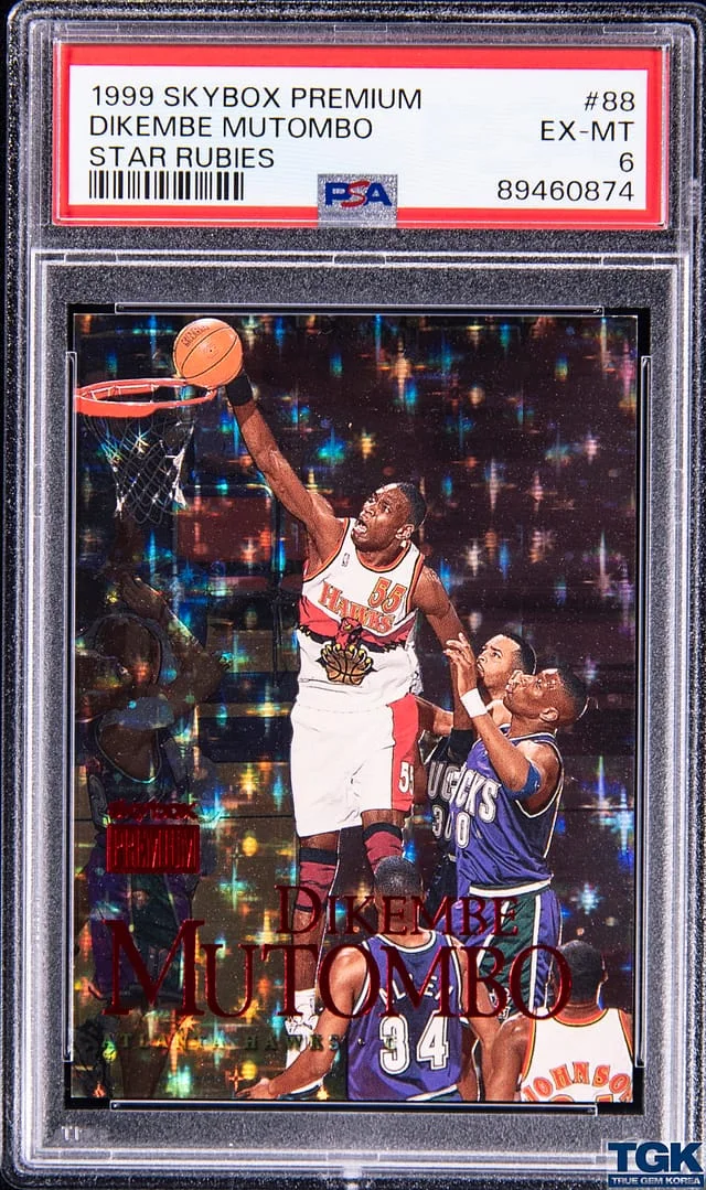 1999-00 SkyBox Premium Dikembe Mutombo Star Rubies #88 card image