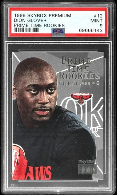 1999-00 SkyBox Premium Dion Glover Prime Time Rookies #12 card image