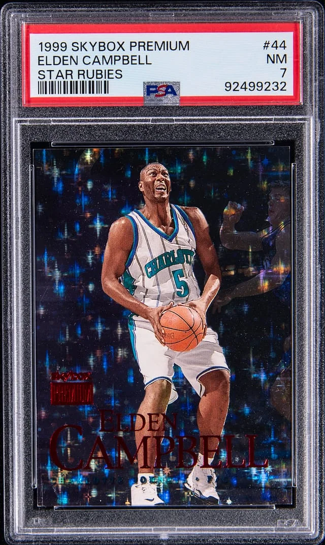 1999-00 SkyBox Premium Elden Campbell Star Rubies #44 card image