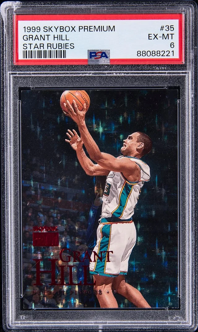 1999-00 SkyBox Premium Grant Hill Star Rubies #35 card image