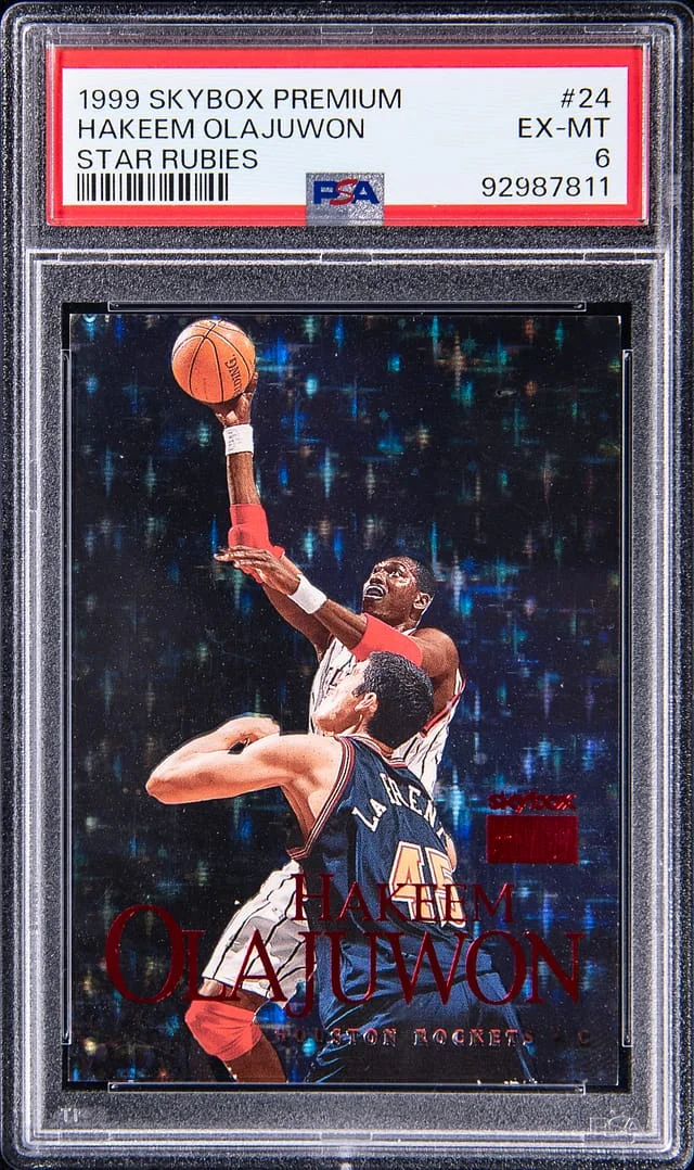 1999-00 SkyBox Premium Hakeem Olajuwon Star Rubies #24 card image