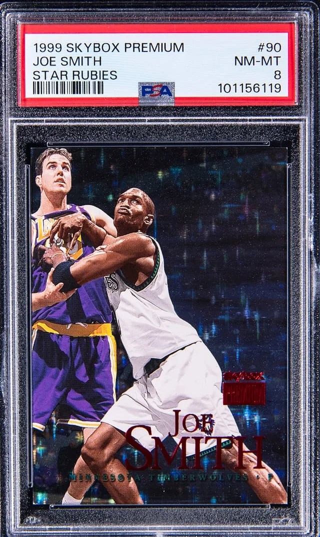 1999-00 SkyBox Premium Joe Smith Star Rubies #90 card image