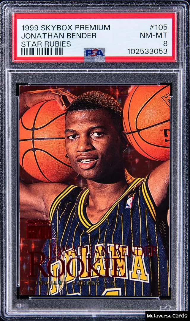 1999-00 SkyBox Premium Jonathan Bender Star Rubies #105 card image