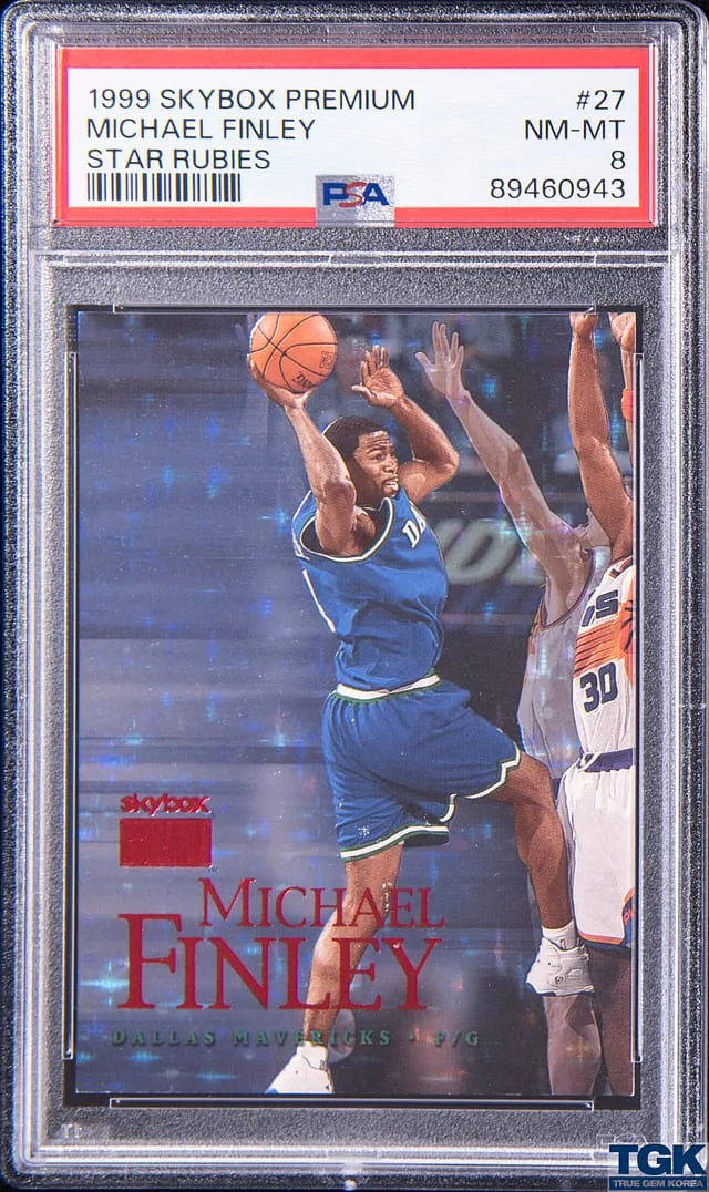 1999-00 SkyBox Premium Michael Finley Star Rubies #27 card image