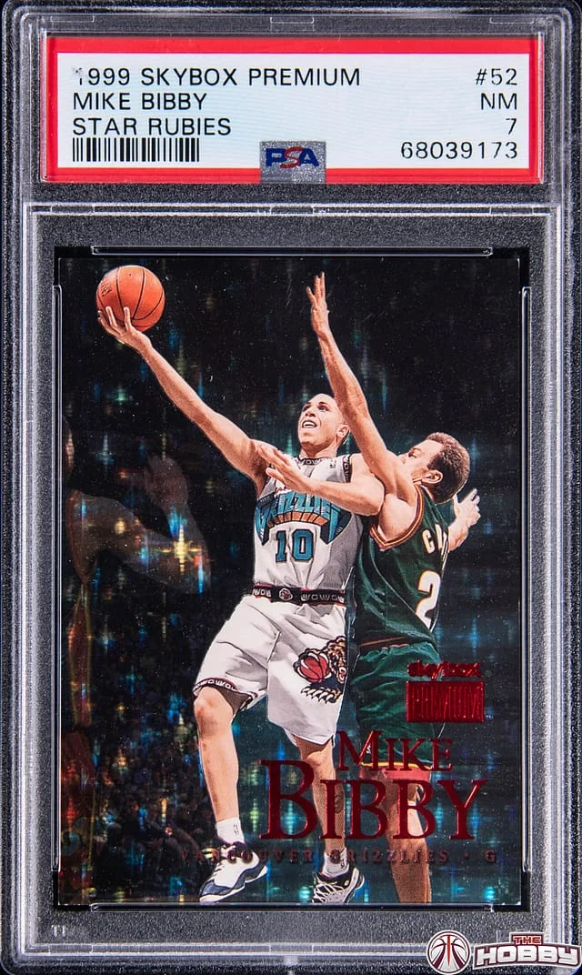 1999-00 SkyBox Premium Mike Bibby Star Rubies #52 card image