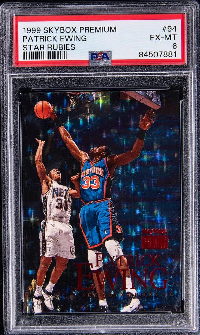 1999-00 SkyBox Premium Patrick Ewing Star Rubies #94 card image