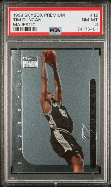 1999-00 SkyBox Premium Tim Duncan Majestic #12 card image