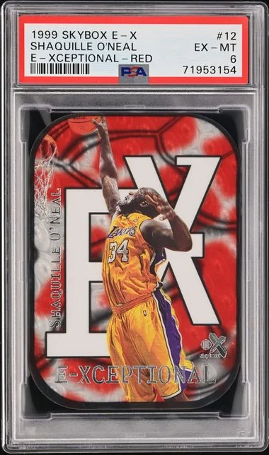 1999-00 SkyBox Shaquille O'Neal E-X E-Xceptional Red #12 card image
