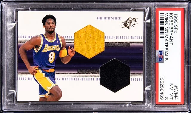 1999-00 SPx Kobe Bryant Winning Materials #WM4 card image