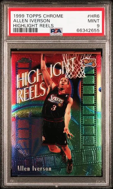 1999-00 Topps Chrome Allen Iverson Highlight Reels #HR6 card image
