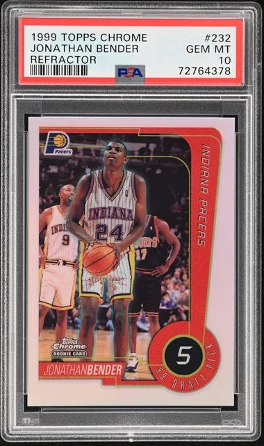 1999-00 Topps Chrome Jonathan Bender Refractor #232 card image