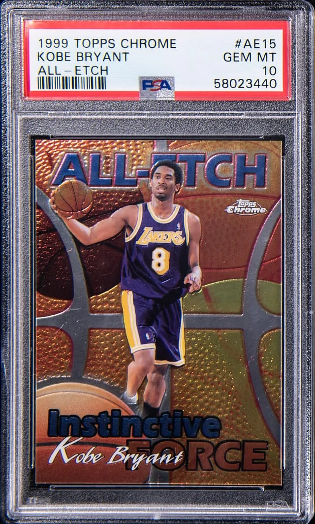 1999-00 Topps Chrome Kobe Bryant All-Etch #AE16 card image
