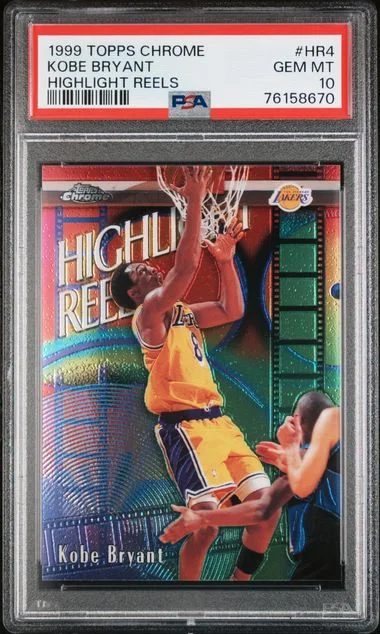 1999-00 Topps Chrome Kobe Bryant Highlight Reels #HR4 card image