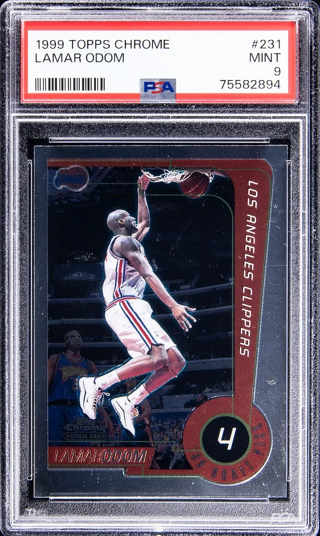 1999-00 Topps Chrome Lamar Odom #231 card image