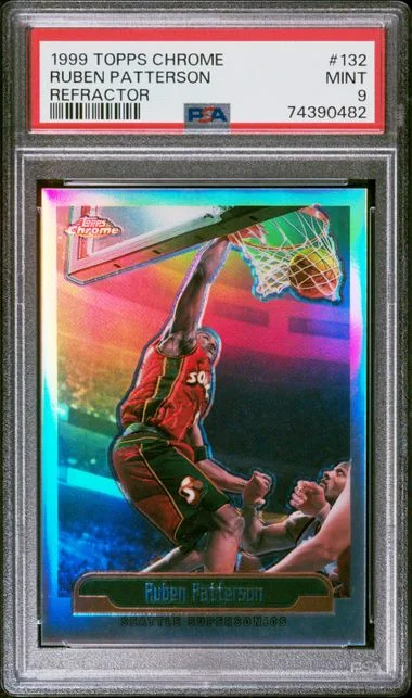 1999-00 Topps Chrome Ruben Patterson Refractor #132 card image