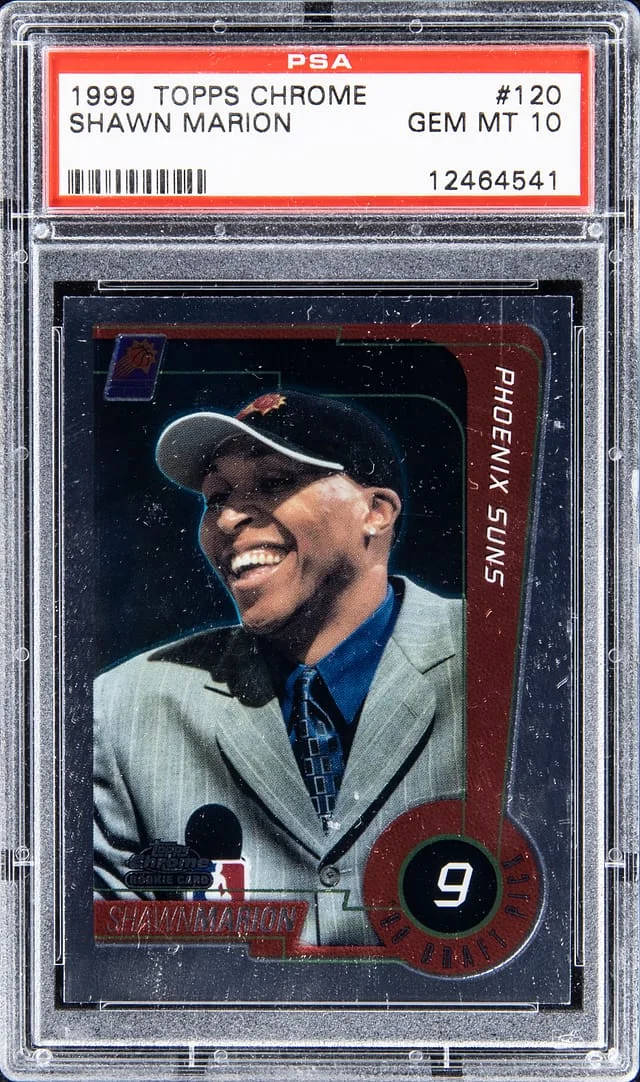 1999-00 Topps Chrome Shawn Marion #120 card image