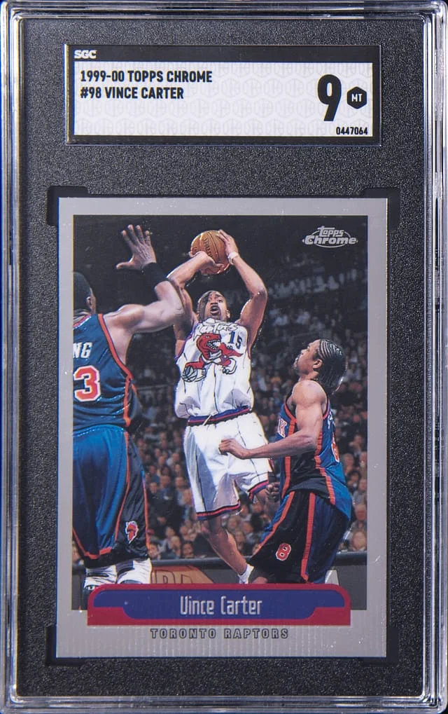 1999-00 Topps Chrome Vince Carter #98 card image