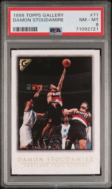 1999-00 Topps Damon Stoudamire Gallery #71 card image
