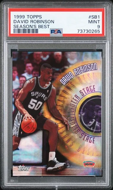 1999-00 Topps David Robinson Season's Best #SB1 card image