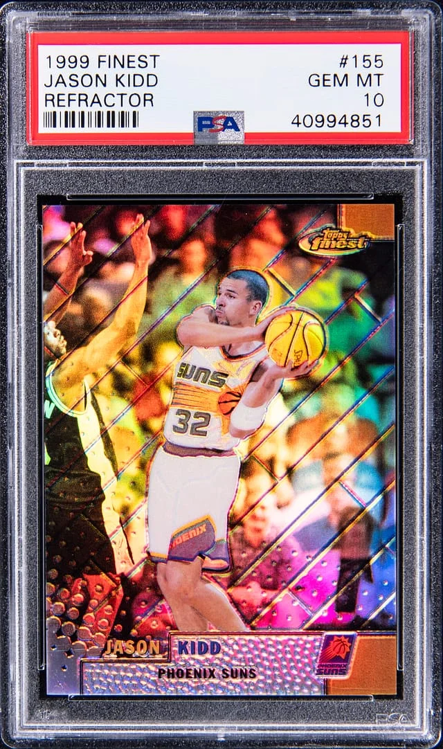 1999-00 Topps Finest Jason Kidd Refractor #155 card image