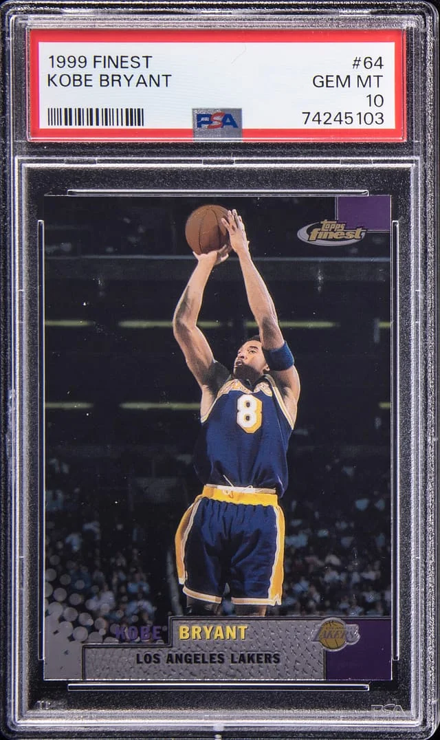 1999-00 Topps Finest Kobe Bryant #64 card image